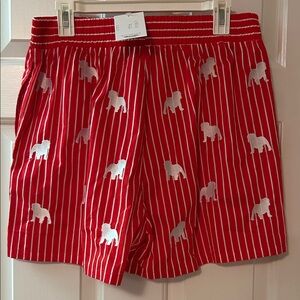 Cinnamon Club Red Striped Shorts